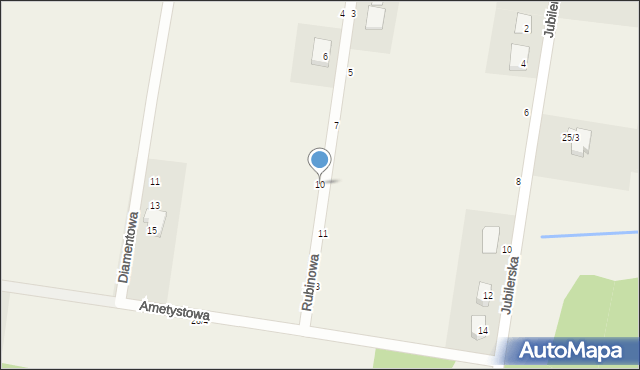 Henrykowo, Rubinowa, 10, mapa Henrykowo