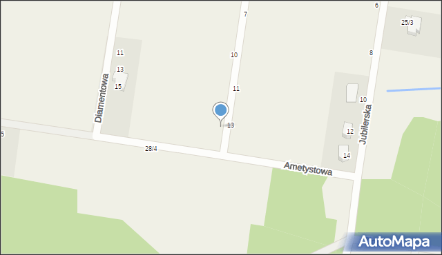 Henrykowo, Rubinowa, 14, mapa Henrykowo