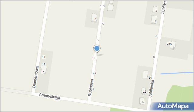 Henrykowo, Rubinowa, 9, mapa Henrykowo