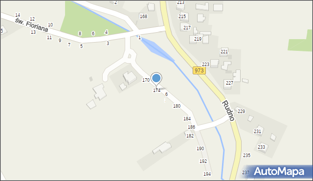 Ilkowice, Rudno, 174, mapa Ilkowice