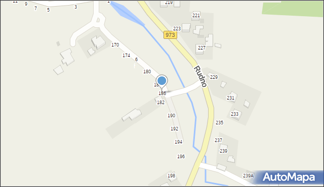 Ilkowice, Rudno, 186, mapa Ilkowice
