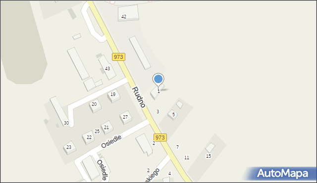 Ilkowice, Rudno, 1, mapa Ilkowice