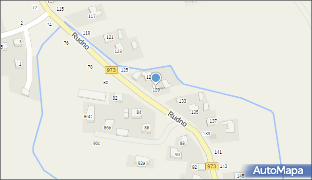 Ilkowice, Rudno, 129, mapa Ilkowice