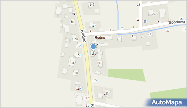 Ilkowice, Rudno, 151, mapa Ilkowice
