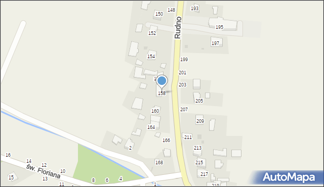 Ilkowice, Rudno, 158, mapa Ilkowice