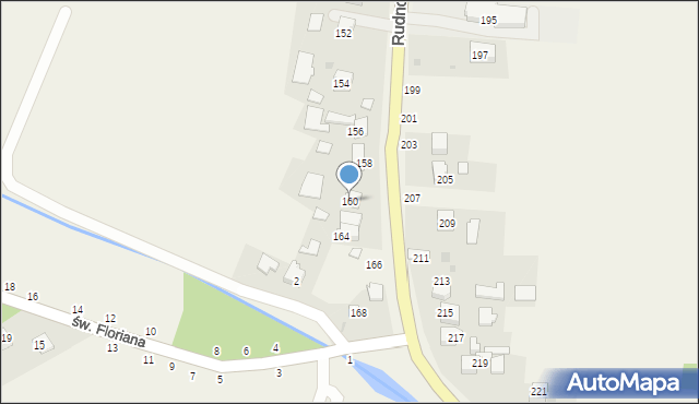 Ilkowice, Rudno, 160, mapa Ilkowice