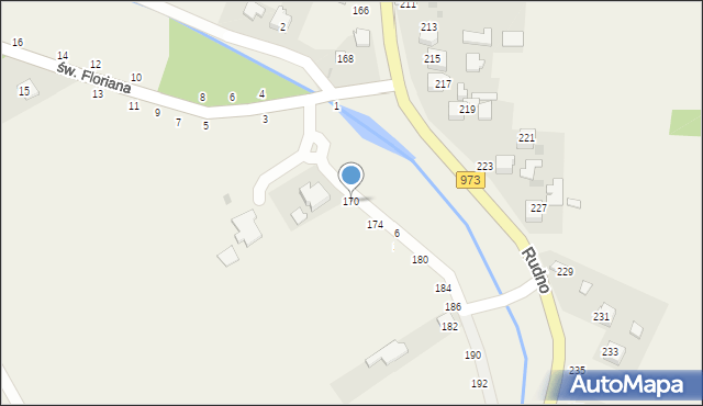 Ilkowice, Rudno, 170, mapa Ilkowice