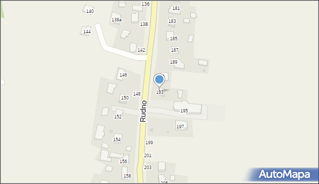 Ilkowice, Rudno, 193, mapa Ilkowice