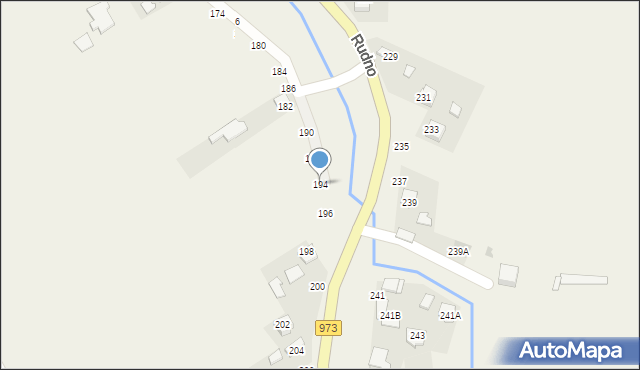 Ilkowice, Rudno, 194, mapa Ilkowice