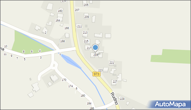 Ilkowice, Rudno, 219, mapa Ilkowice