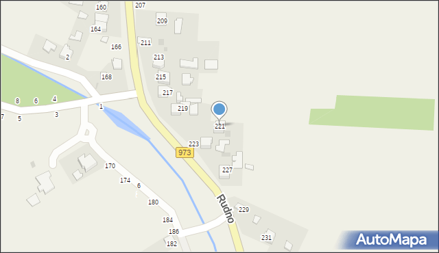 Ilkowice, Rudno, 221, mapa Ilkowice