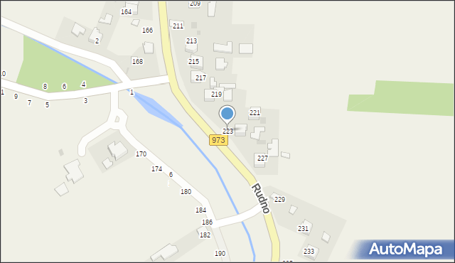 Ilkowice, Rudno, 223, mapa Ilkowice