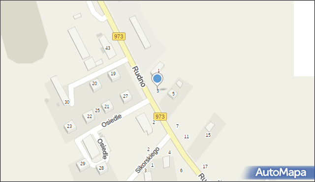 Ilkowice, Rudno, 3, mapa Ilkowice