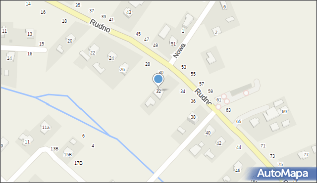 Ilkowice, Rudno, 32, mapa Ilkowice