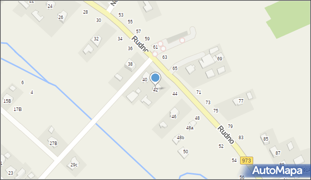 Ilkowice, Rudno, 42, mapa Ilkowice