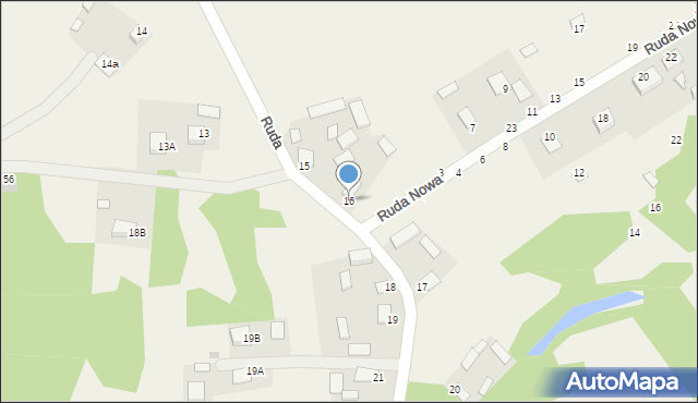 Jastkowice, Ruda, 16, mapa Jastkowice