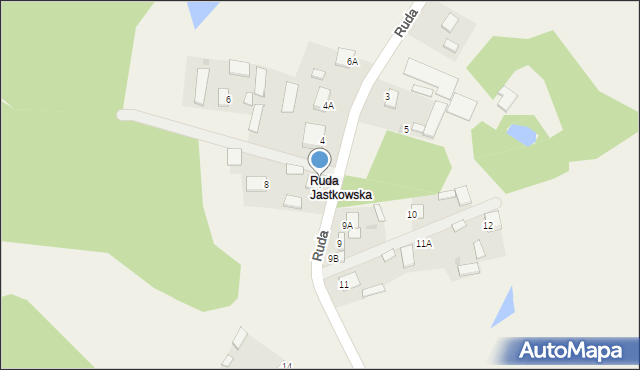 Jastkowice, Ruda, 7, mapa Jastkowice