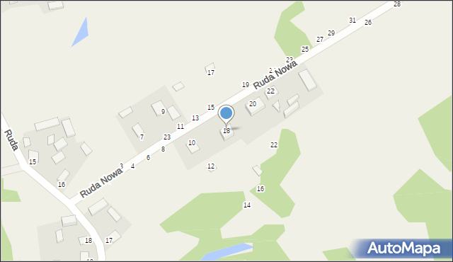 Jastkowice, Ruda Nowa, 18, mapa Jastkowice