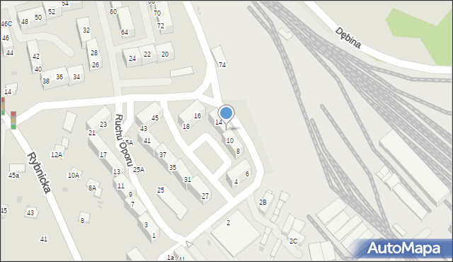 Jastrzębie-Zdrój, Ruchu Oporu, 12, mapa Jastrzębie-Zdrój