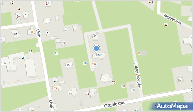 Józefów, Rudzika, 19, mapa Józefów