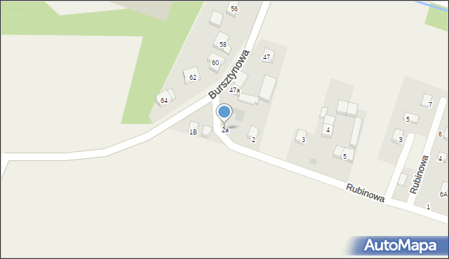 Kamień, Rubinowa, 2a, mapa Kamień