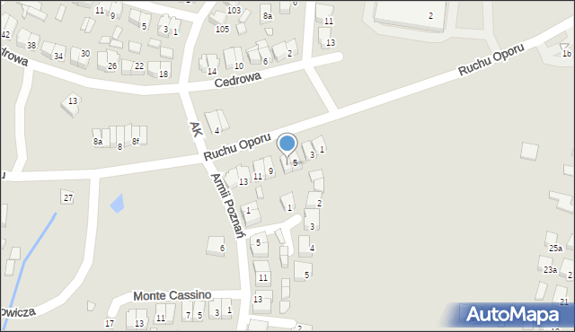 Kępno, Ruchu Oporu, 7, mapa Kępno