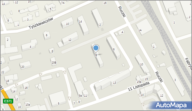 Kolbuszowa, Ruczki Ludwika, ks., 8, mapa Kolbuszowa