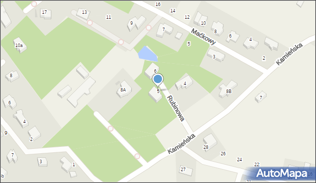 Koleczkowo, Rubinowa, 5, mapa Koleczkowo