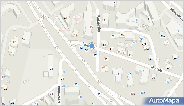 Kraków, Ruczaj, 48, mapa Krakowa