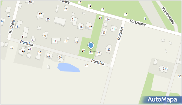 Kuleszówka, Rudzika, 21, mapa Kuleszówka
