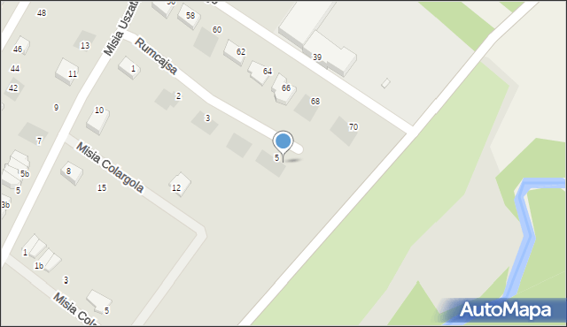 Kwidzyn, Rumcajsa, 6, mapa Kwidzyn