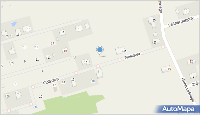 Łąki, Runa Leśnego, 23f, mapa Łąki