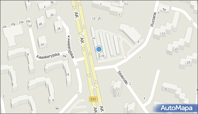 Lublin, Ruciana, 2, mapa Lublina