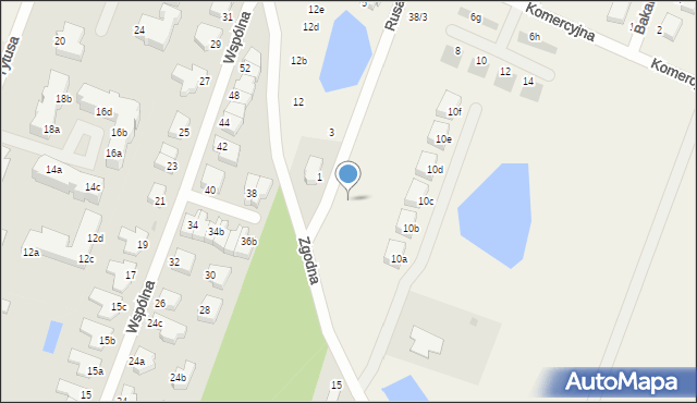 Mierzyn, Rusałki, 4, mapa Mierzyn