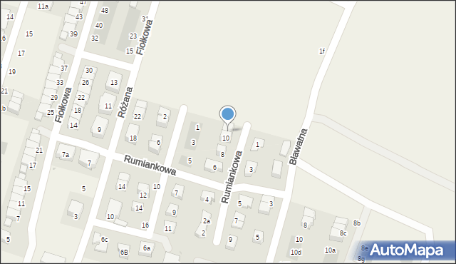 Mirków, Rumiankowa, 12, mapa Mirków