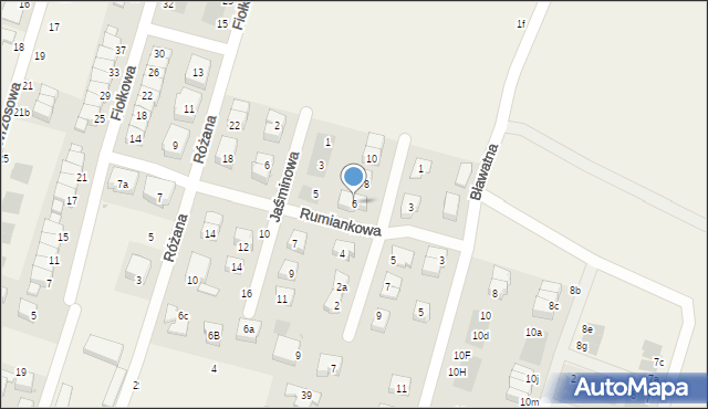 Mirków, Rumiankowa, 6, mapa Mirków