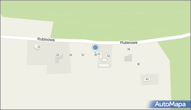 Mochle, Rubinowa, 32, mapa Mochle