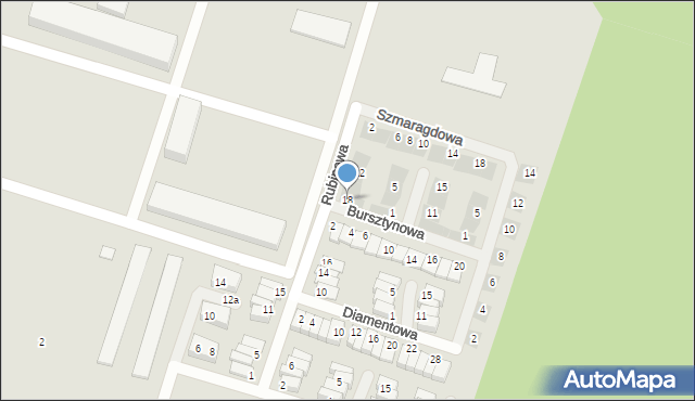 Nowy Dwór Mazowiecki, Rubinowa, 18, mapa Nowy Dwór Mazowiecki