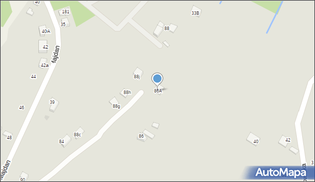 Nowy Sącz, Ruchu Ludowego, 86A, mapa Nowego Sącza