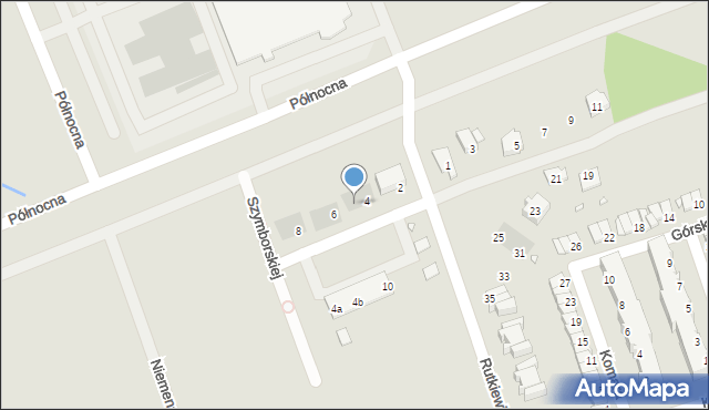 Opole, Rutkiewicz Wandy, 4A, mapa Opola