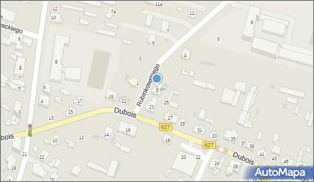Ostrów Mazowiecka, Rubinkowskiego Romana, 2, mapa Ostrów Mazowiecka