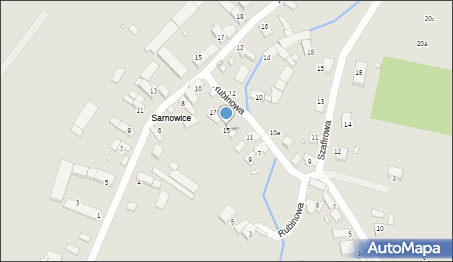 Otmuchów, Rubinowa, 15, mapa Otmuchów