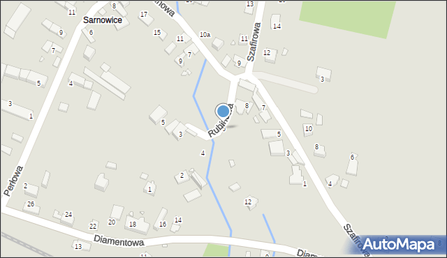 Otmuchów, Rubinowa, 6, mapa Otmuchów