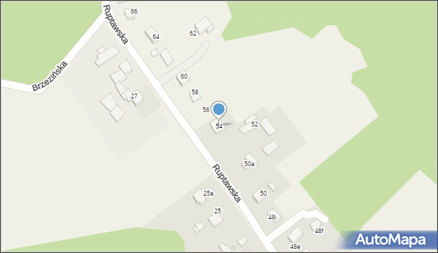Pielgrzymowice, Ruptawska, 54, mapa Pielgrzymowice