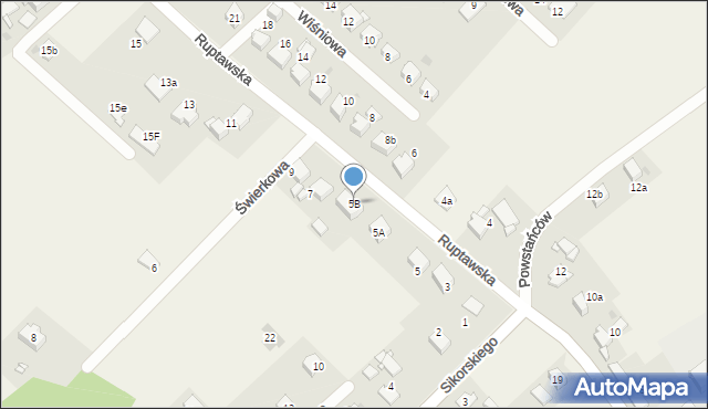 Pielgrzymowice, Ruptawska, 5B, mapa Pielgrzymowice