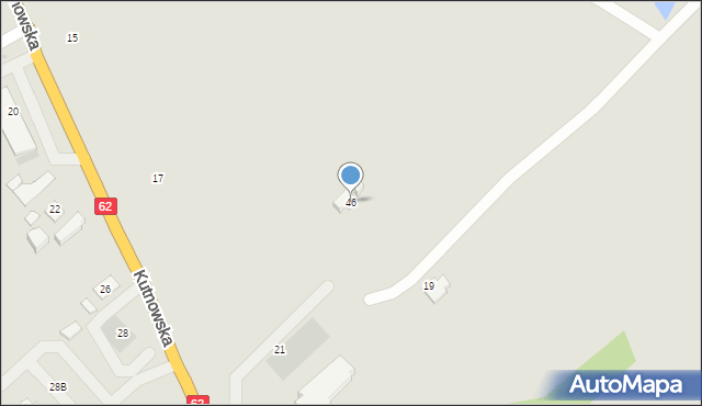 Płock, Ruczajowa, 46, mapa Płock