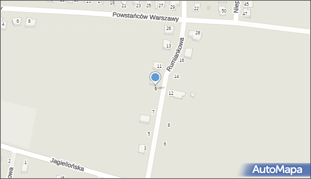 Prochowice, Rumiankowa, 9, mapa Prochowice