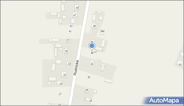 Przędzel, Rudnicka, 34, mapa Przędzel
