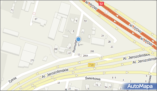 Reguły, Rumuńska, 9, mapa Reguły