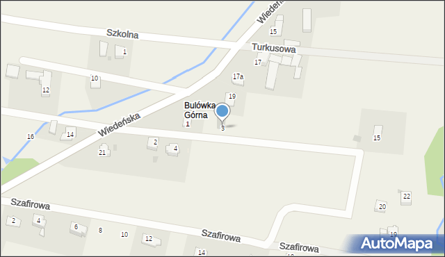 Roczyny, Rubinowa, 3, mapa Roczyny